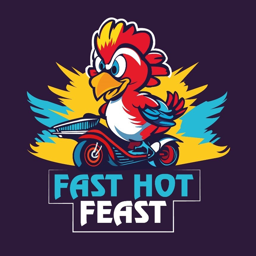 Fast Hot Feast logo.